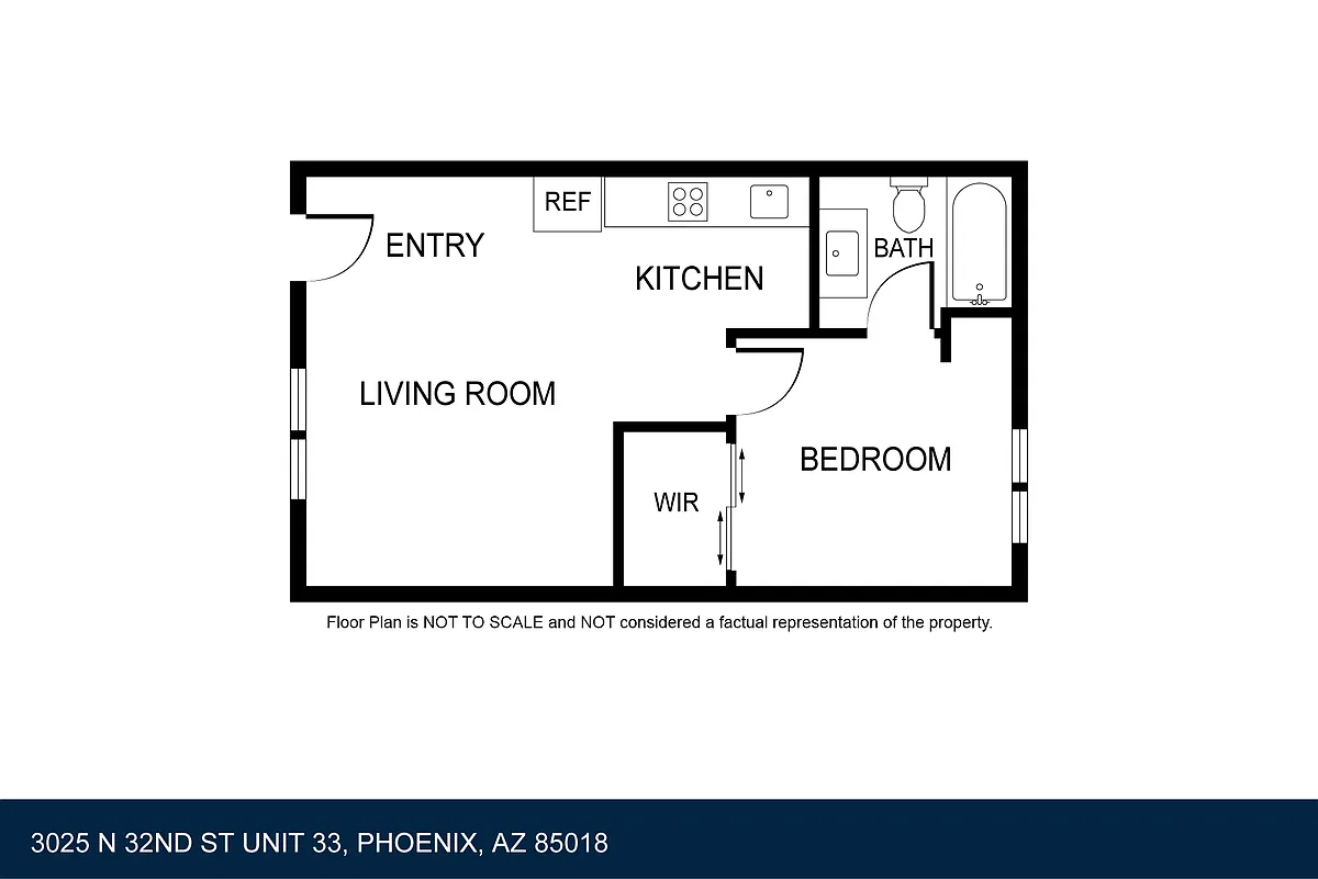 Floor plan 1 bedroom
