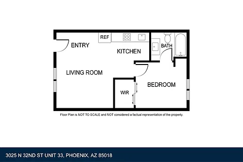 Floor plan 1 bedroom
