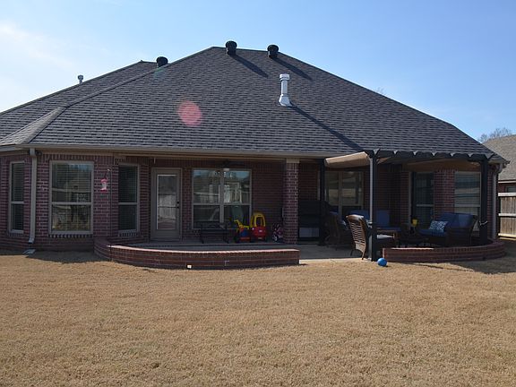 large, level backyard/patio