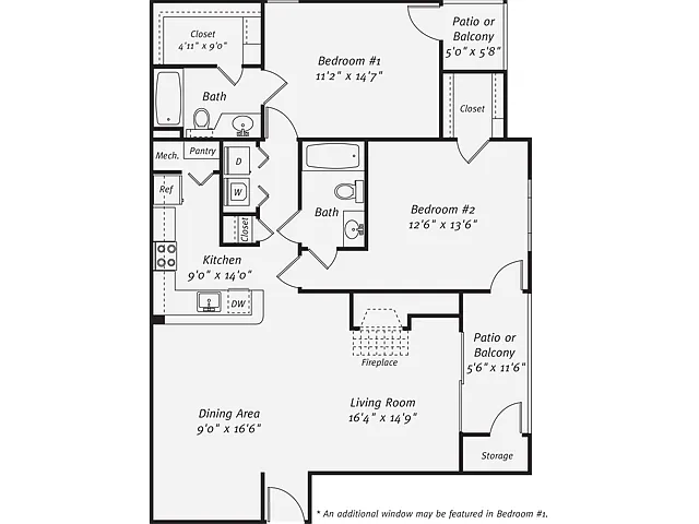 Floor plan B2