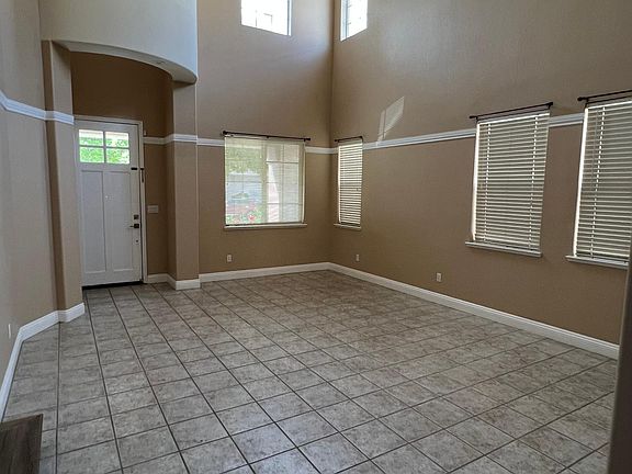 entry way and living room