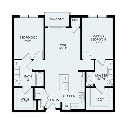 Floor plan B1a