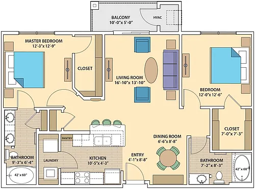 Floor plan Serenity
