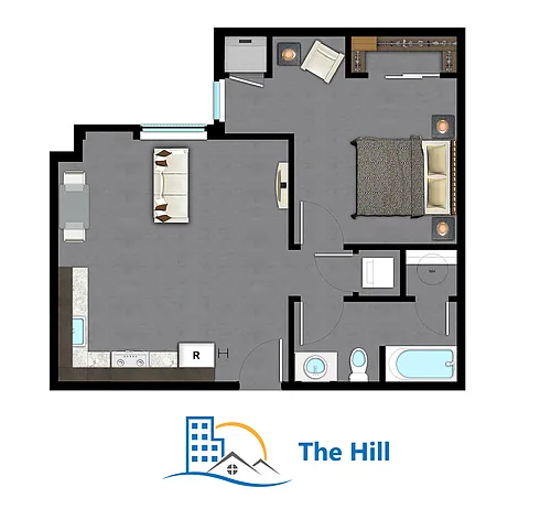 Floor plan 1B