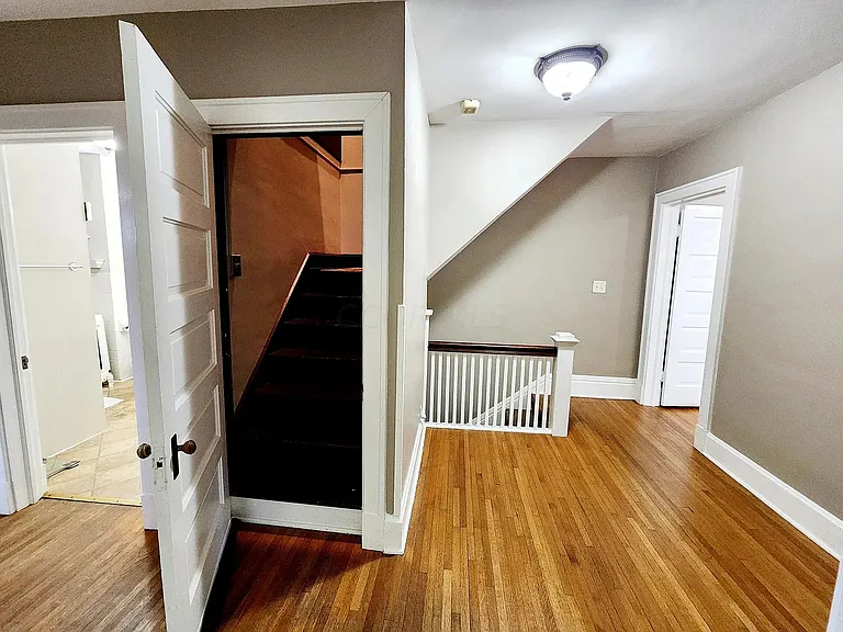 Stairwell leading to third floor