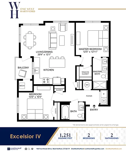 Floor plan Excelsior IV