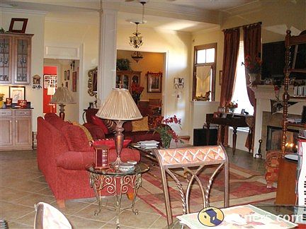 View of Family Room From Breakfast Area