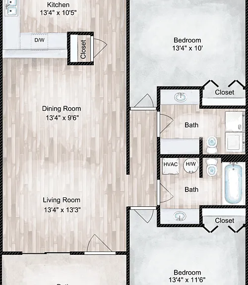 The William Floorplan Diagram