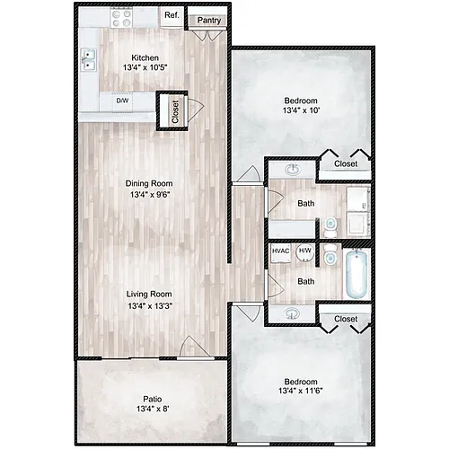 Floor plan The William