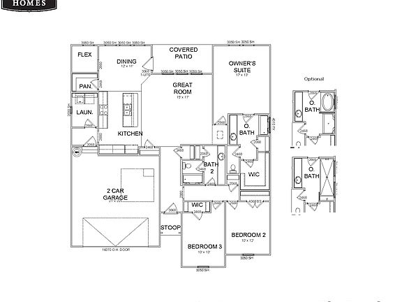 The Donelson - Front Entry Garage