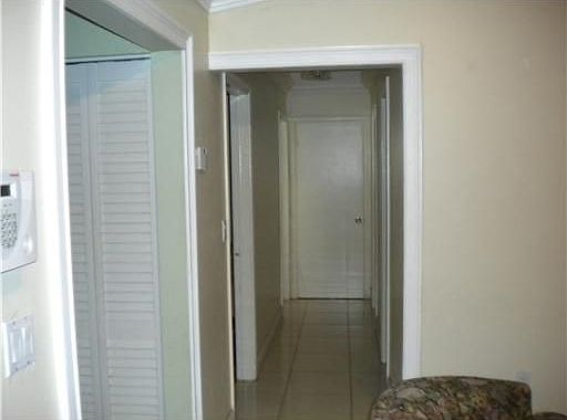 Hallway leading to bedrooms