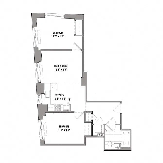 Floor plan 2B
