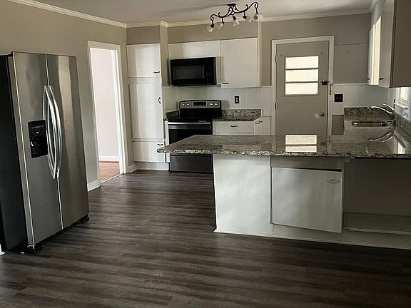 Kitchen with stainless appliances