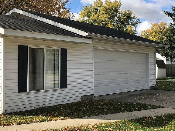 Large two car garage  