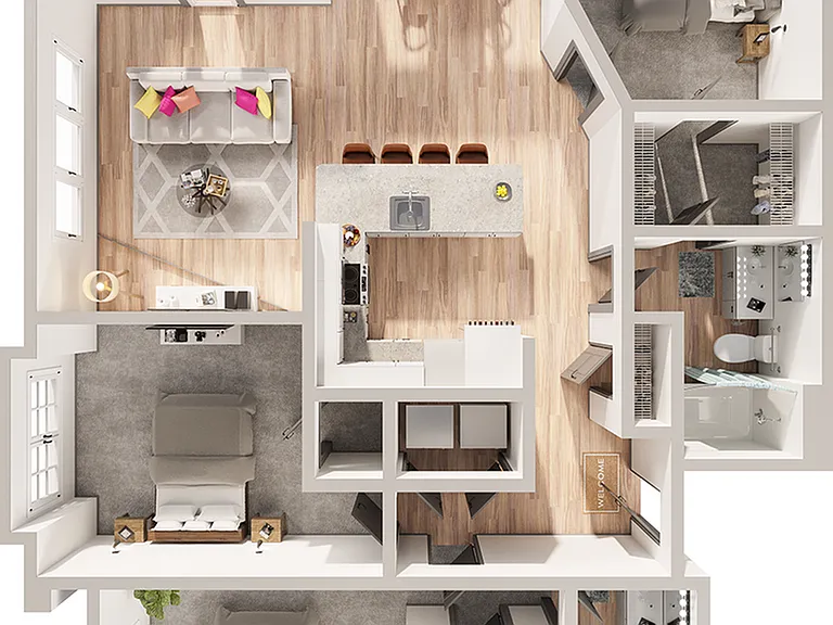 Wesley Village - C2 Floor Plan Wesley Village - C2 Floor Plan