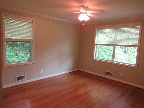 Large master bedroom with great natural light