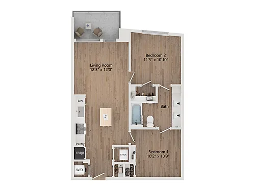 Floor plan B1