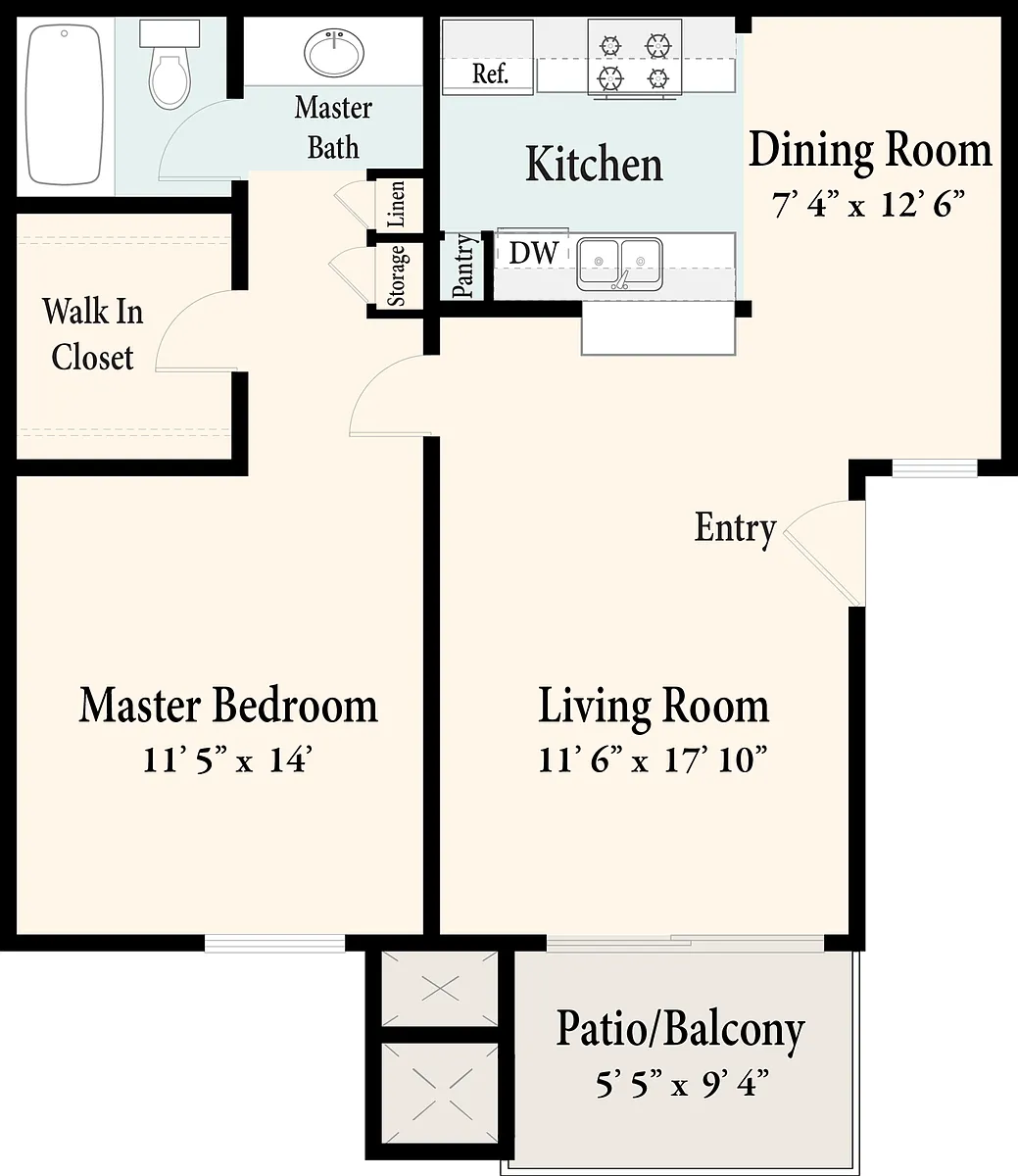 Floor plan The Amethyst - Downstairs