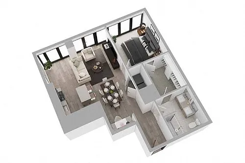 Floor plan 1B10
