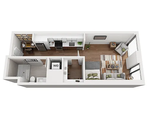 Floor plan Studio E1B