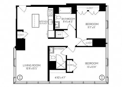 Floor plan 2 C - 1