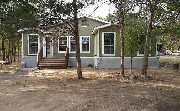 View of the rear of home
