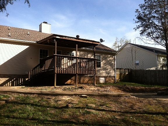 Covered Back Deck