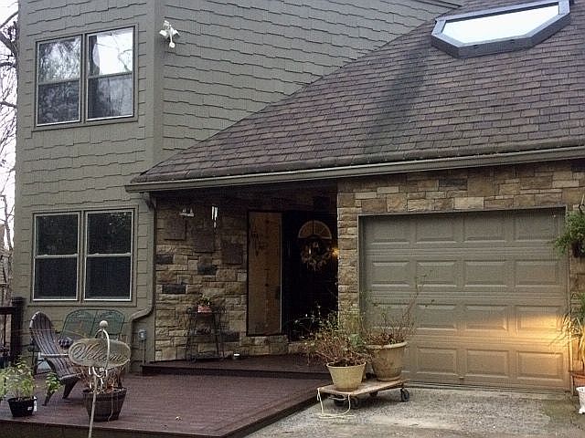 New siding and porch