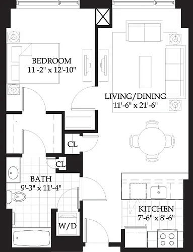 Floor plan Asteria 1A