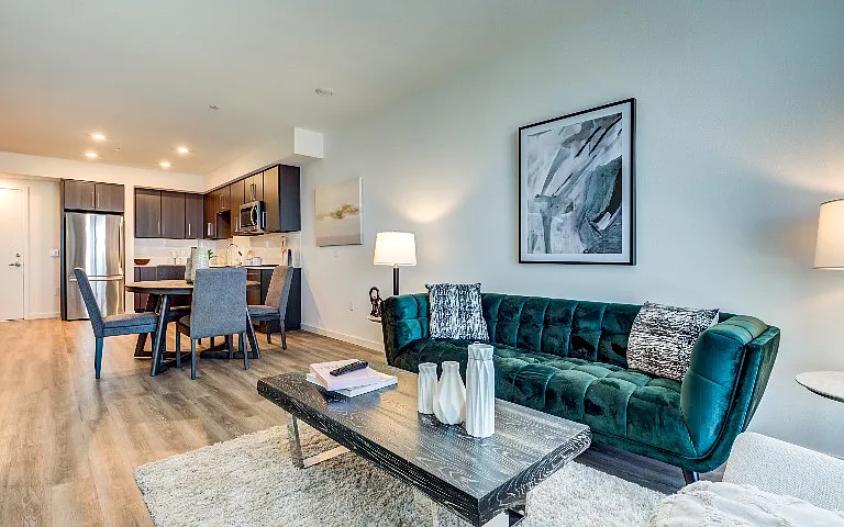 Luxurious Living Room | Apartments in Hercules, CA | The Exchange Hercules Bayfront
