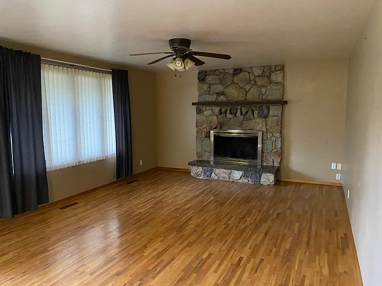 Living Room & Fireplace