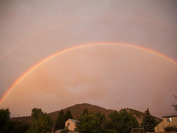 view from kitchen window