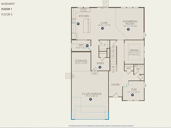 Waverly Floor Plan, Quick Move-In Home, Floor 1