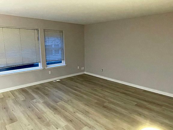 Spacious living room, all new flooring, trim, and paint