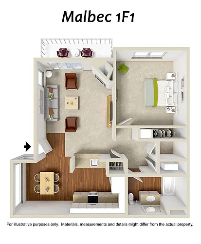 Floor plan Malbec
