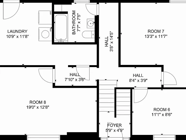 Bottom floor plan