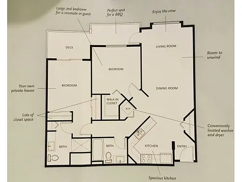 Floor plan 2 Bedroom