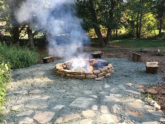 8 by 8 Firepit