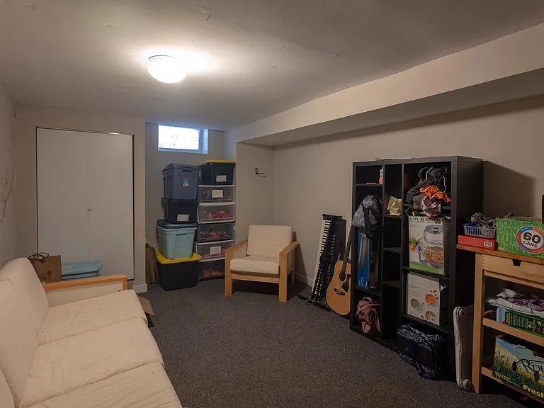 Finished room in basement