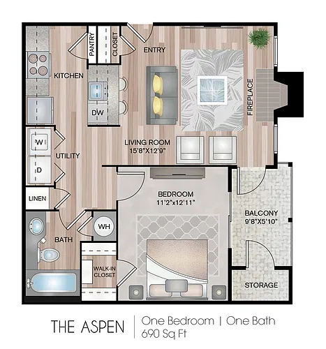 Floor plan The Aspen