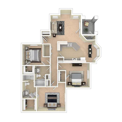 Floor plan Premium 3x2