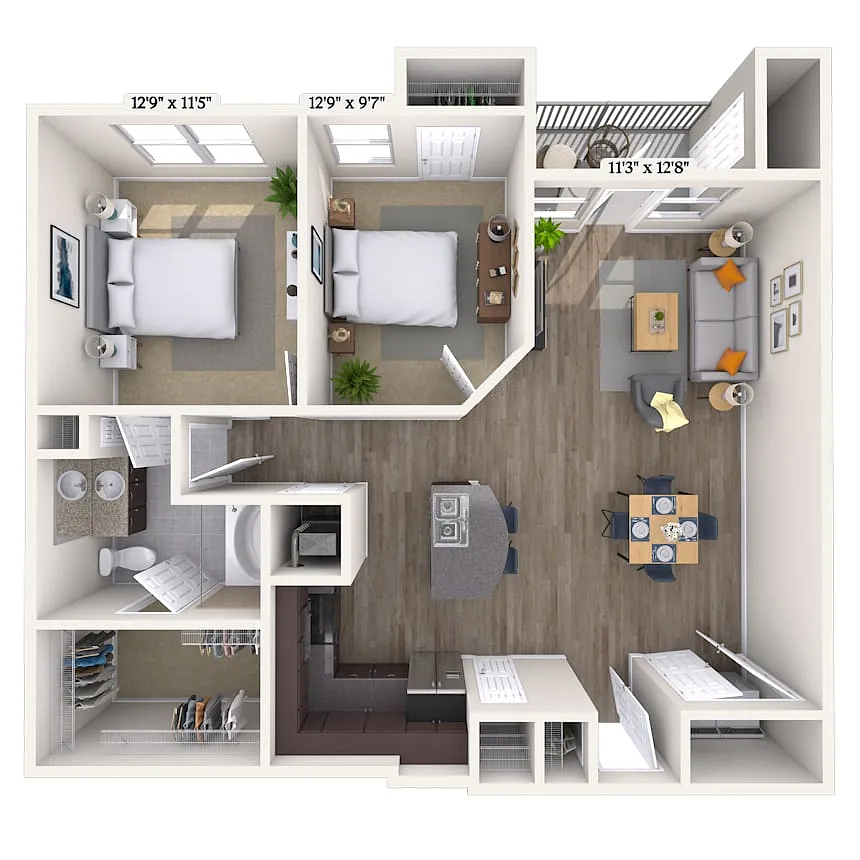 Floor plan Raveneaux