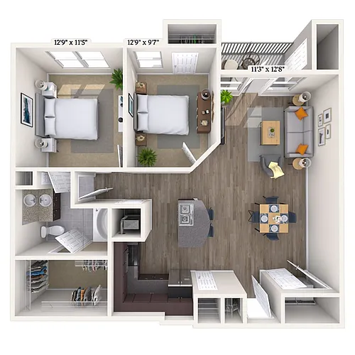 Floor plan Raveneaux