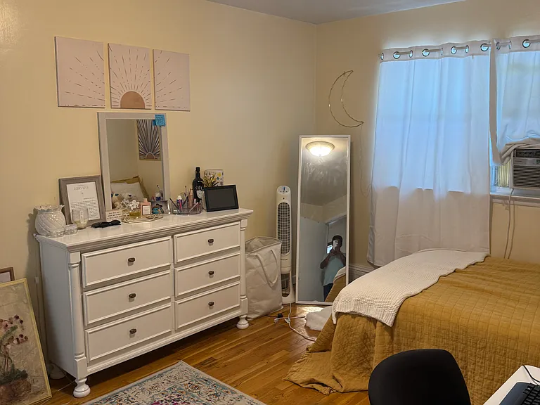 First floor master bedroom with private attached bathroom