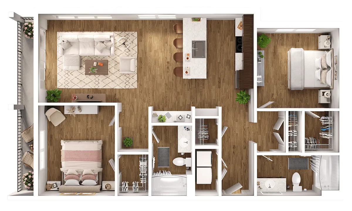 Floor plan The Riverside