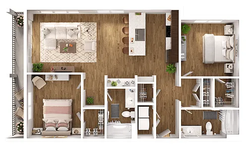 Floor plan The Riverside