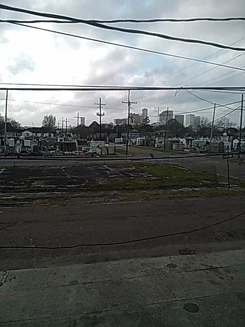 this is the view from the front porch the City skyline