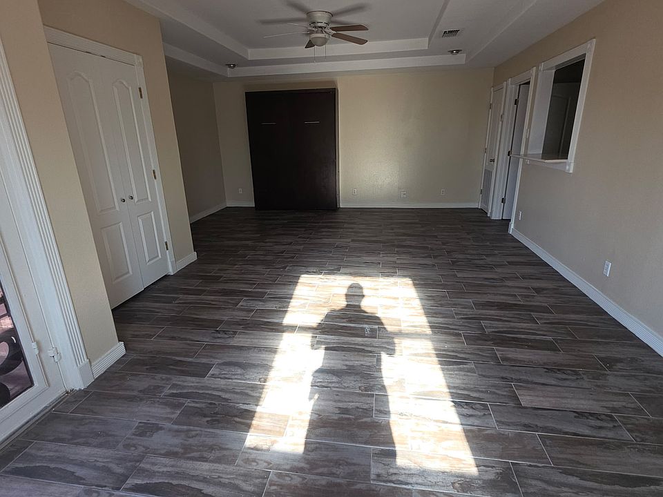 living space with murphy bed
