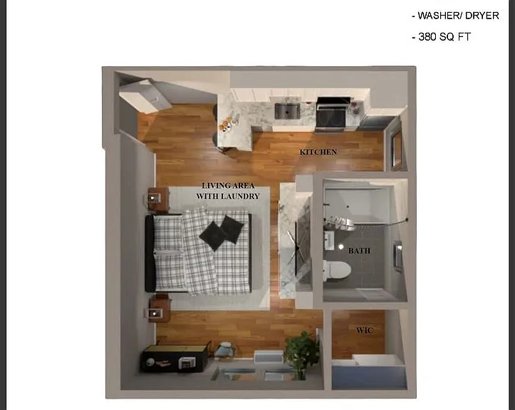 The Parkview at Polifly: In-Unit Washer & Dryer, Heat and Water Included, and Cat & Dog Friendly — Photo 15