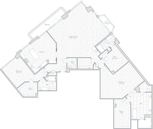 Floor plan 3 Bed/3.5 Bath-G6